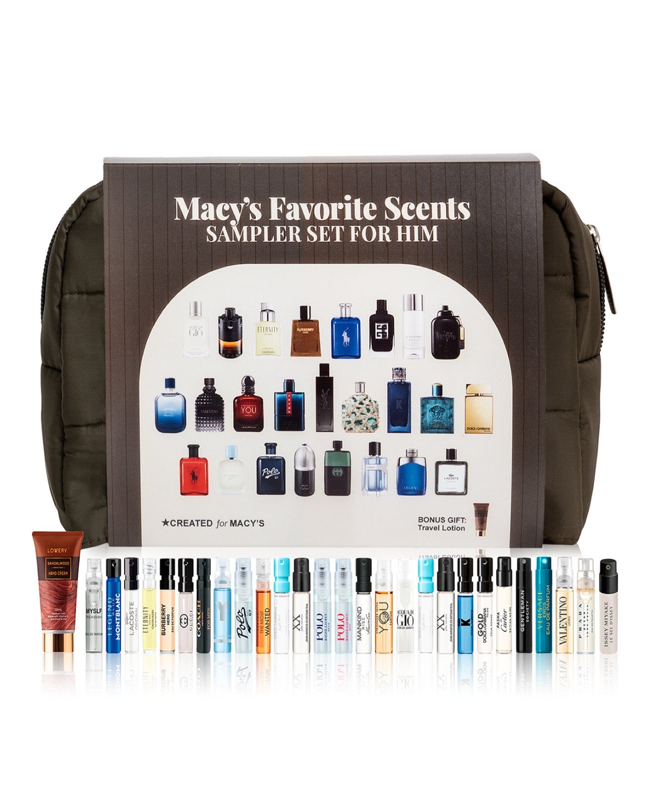 Macy’s favorite scent sampler 26 pcs for men