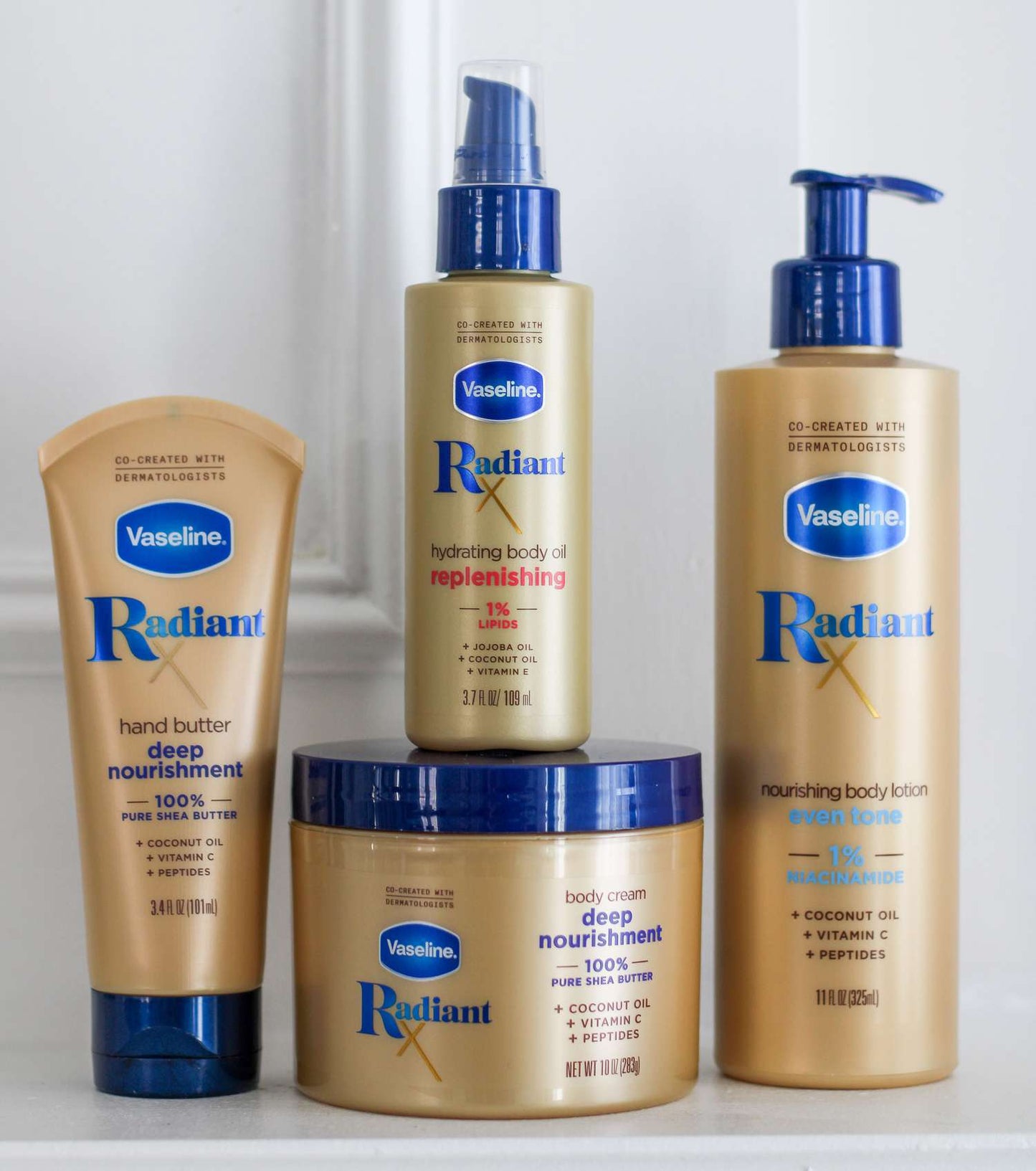Vaseline Radiant X Deep Nourishment Body Cream& lotion
