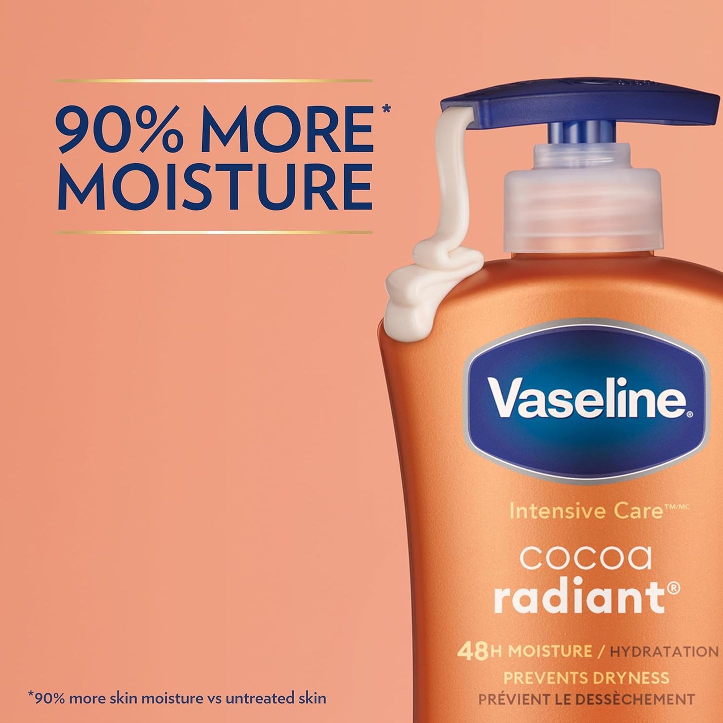 Vaseline Intensive Care Body Lotion Cocoa Radiant 600ml