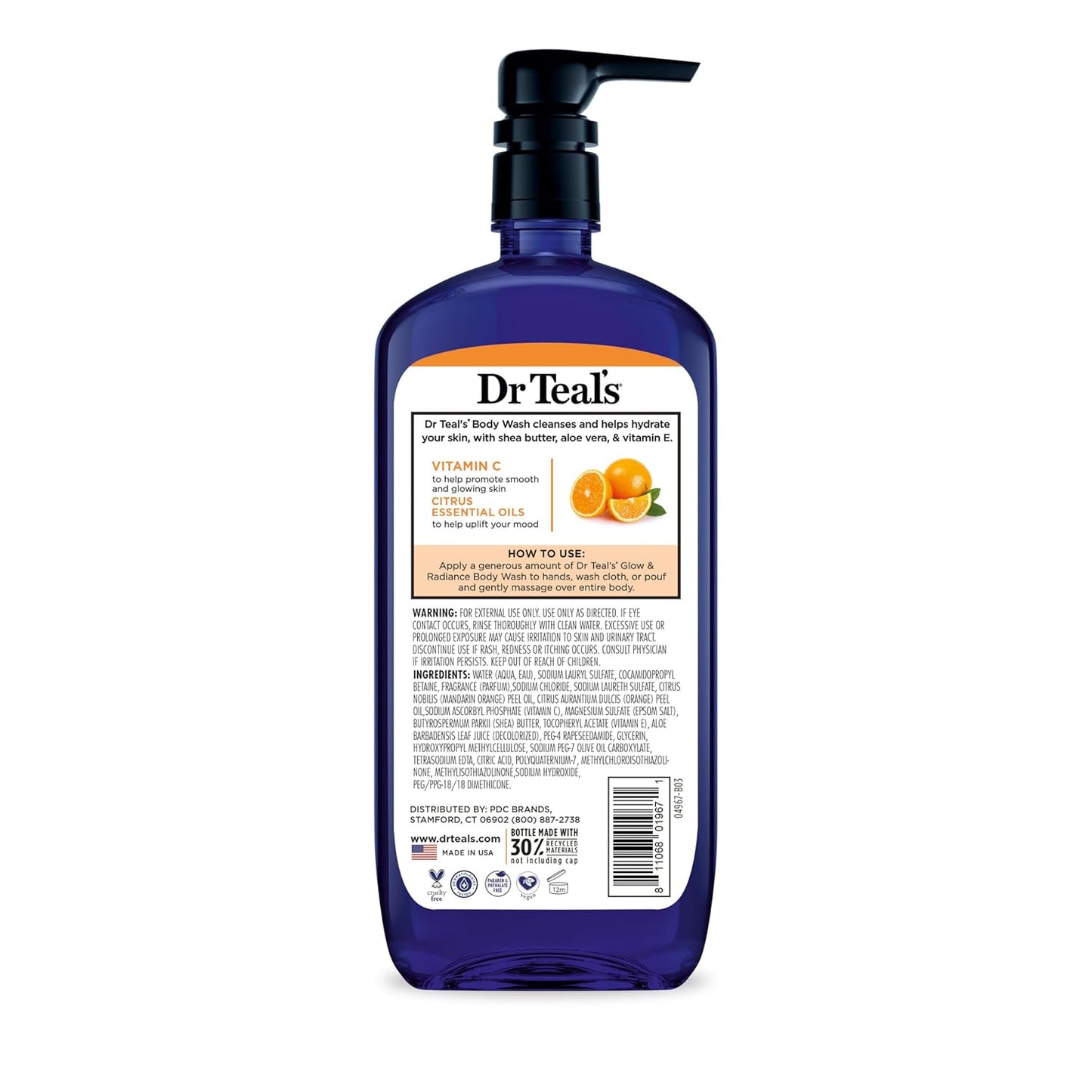 Dr Teal's Gel douche Vitamin C 710ml