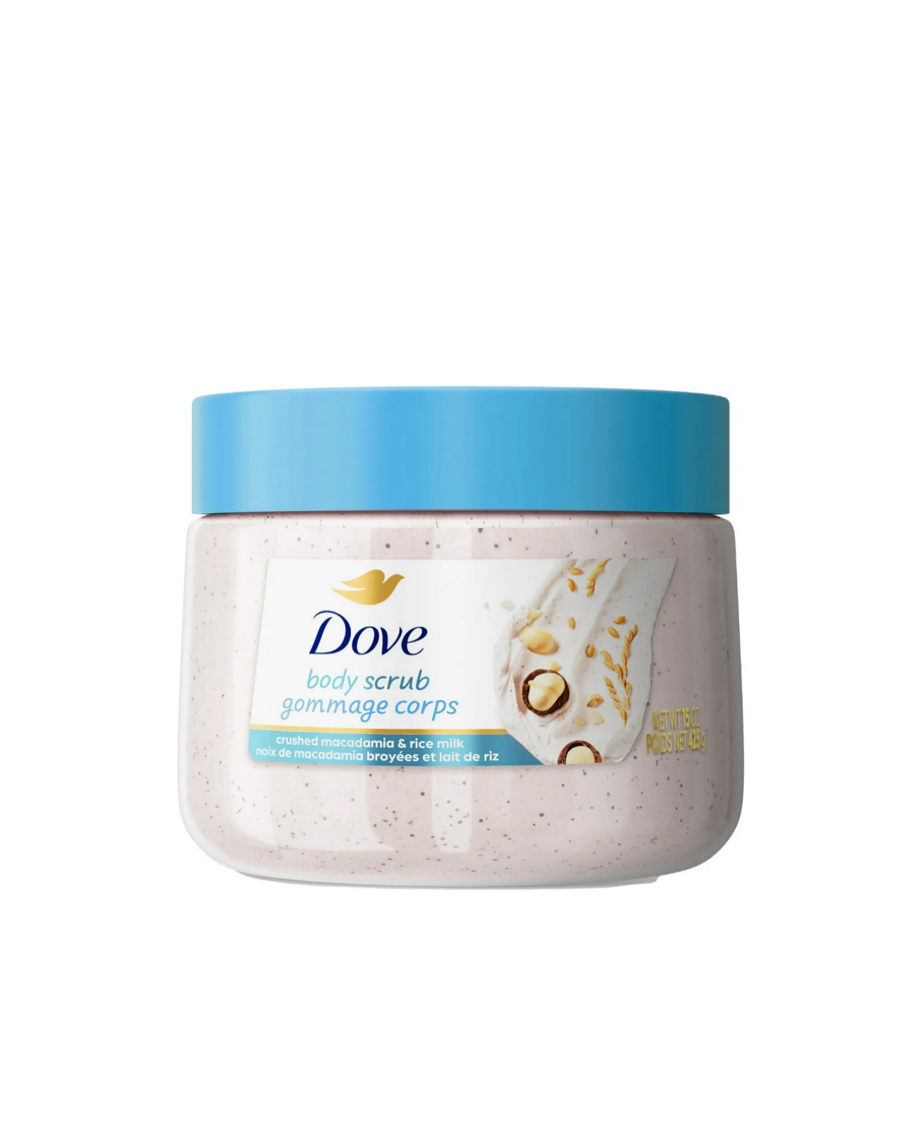 Dove Scrub Macadamia Rice Milk Body Scrub