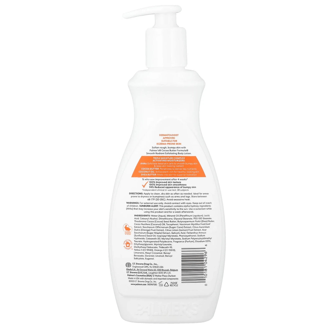 Cocoa Butter Vitamin E, Exfoliating Body Lotion(400 ml)