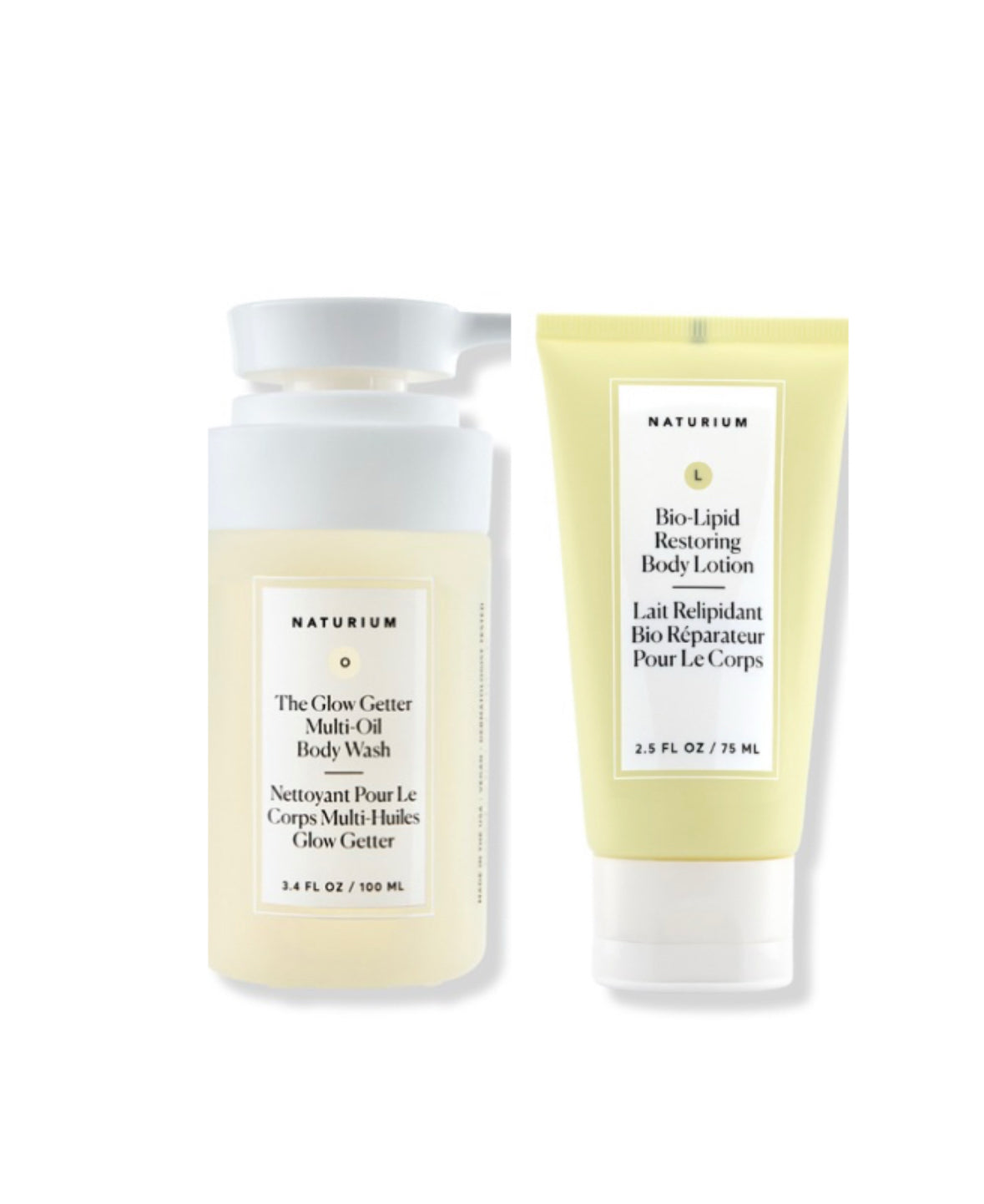 Naturium Glow getter mini duo gel 100 ml & lait 75ml