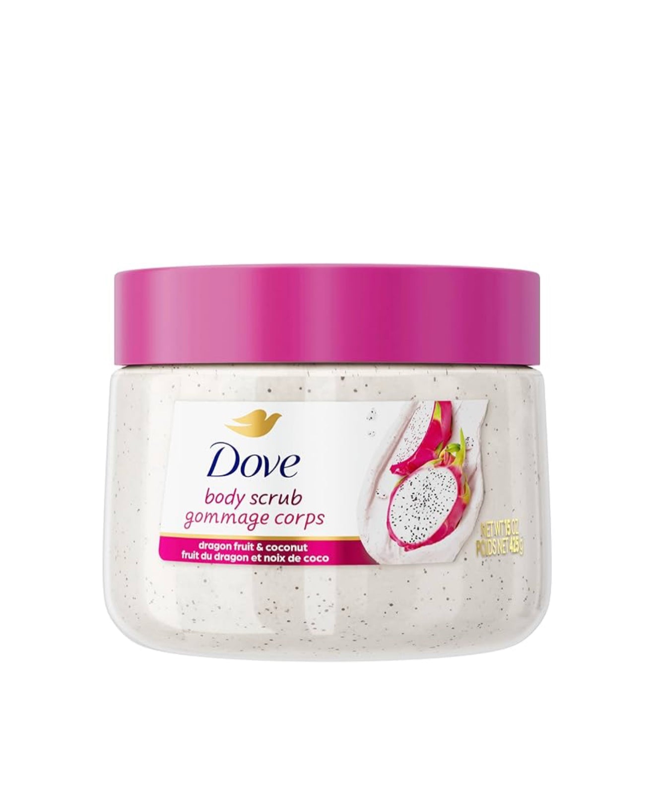 Dove Body Scrub Dragon Fruit & Coconut Cream Body Scrub