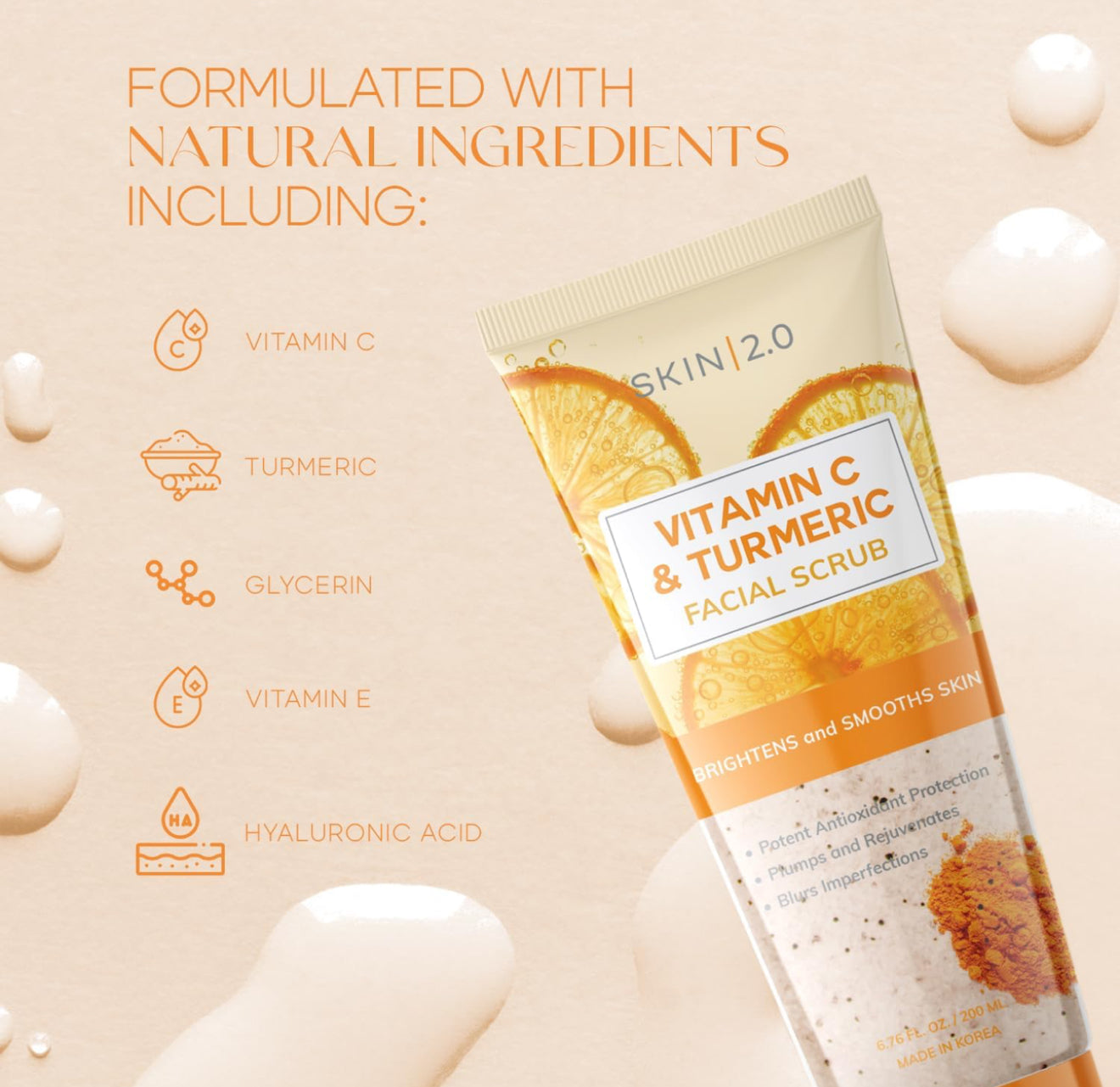 Skin |2.0 gommage à la vitamin c et turmeric