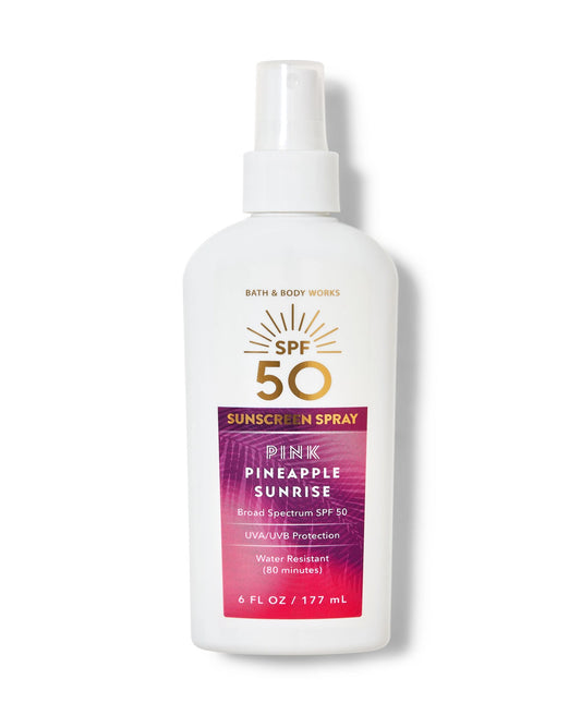 Pink pineapple sunrise spray spf50