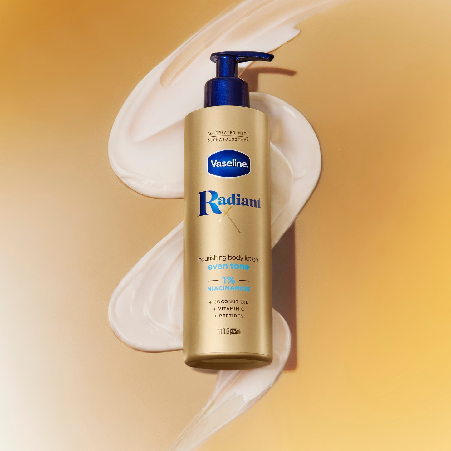 Vaseline Radiant X Even Tone Nourishing Body Lotion With 1% Niacinamide