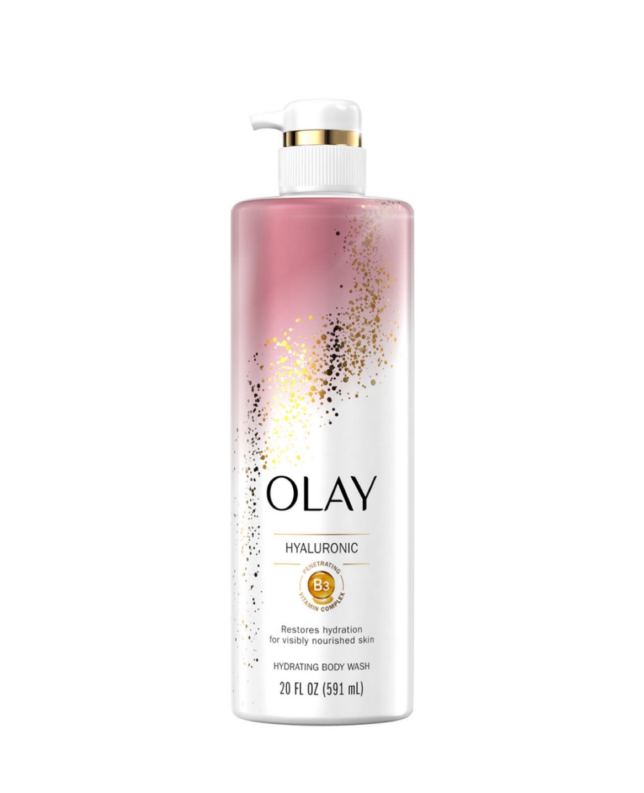 Olay Gel douche nettoyant et nourrissant acide hyaluronique et vitamine B3 591ml