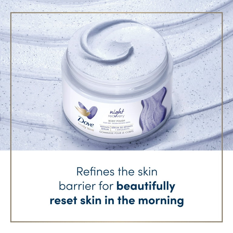 Dove scrub night recovery serum de retinol