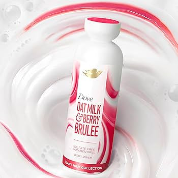 Dove Body Wash, Oat Milk & Berry Brulee