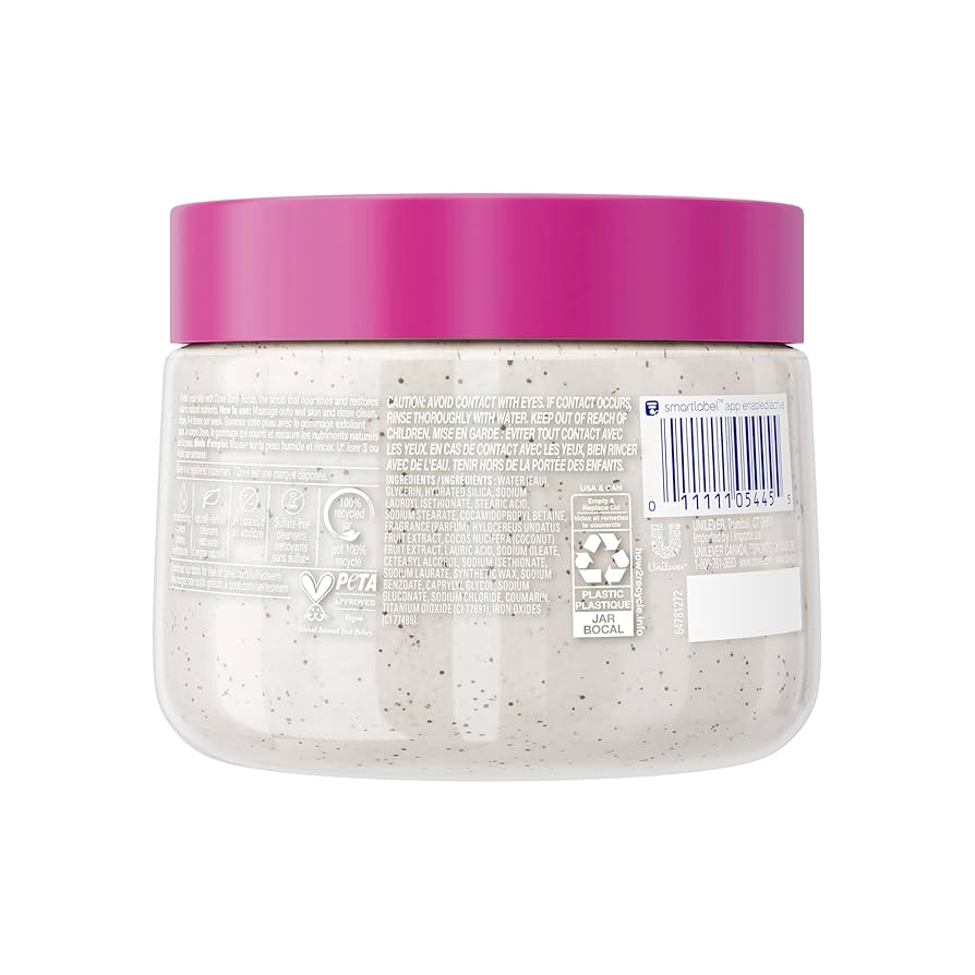 Dove Body Scrub Dragon Fruit & Coconut Cream Body Scrub