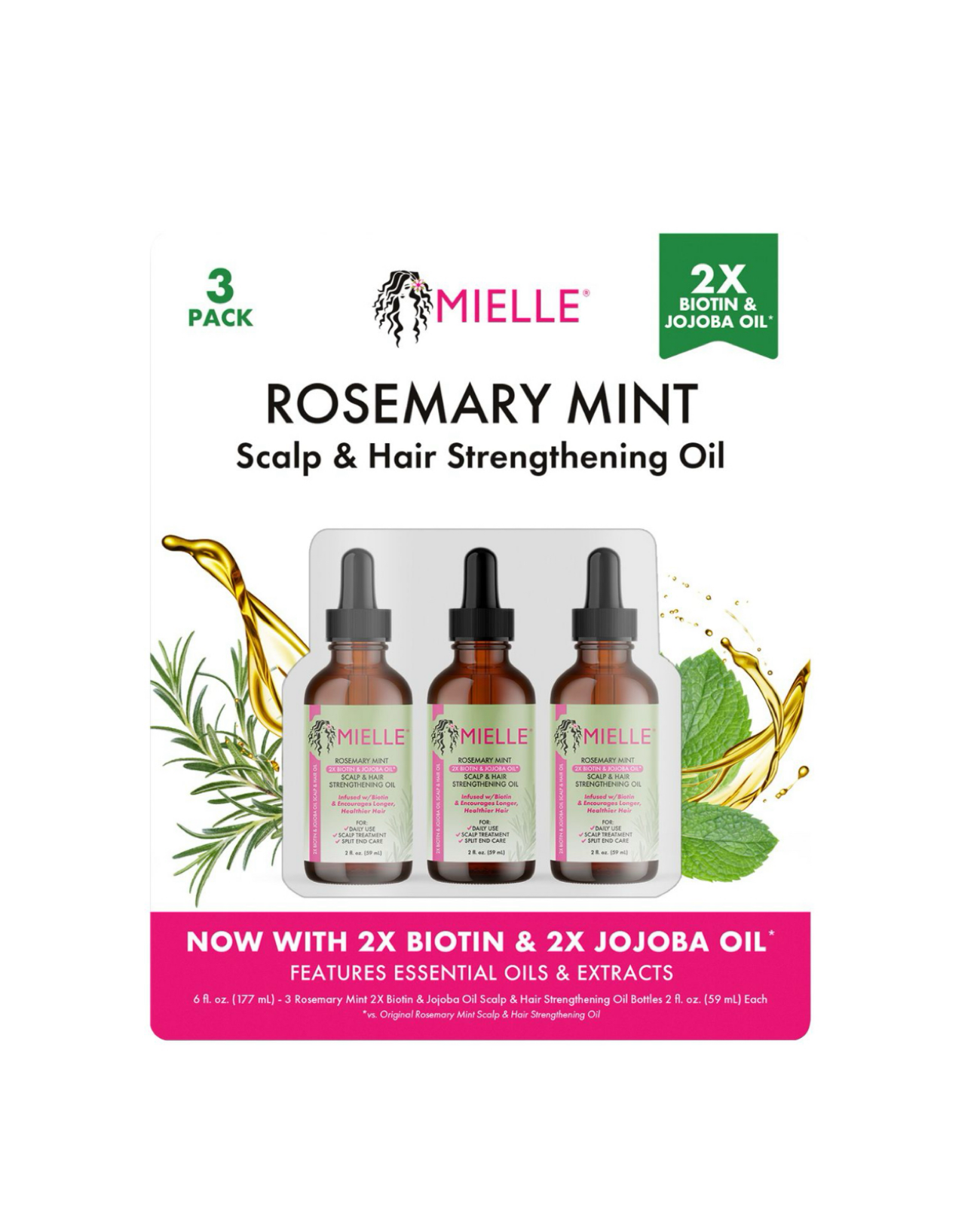Mielle Organics Rosemary Mint Scalp & Hair Oil