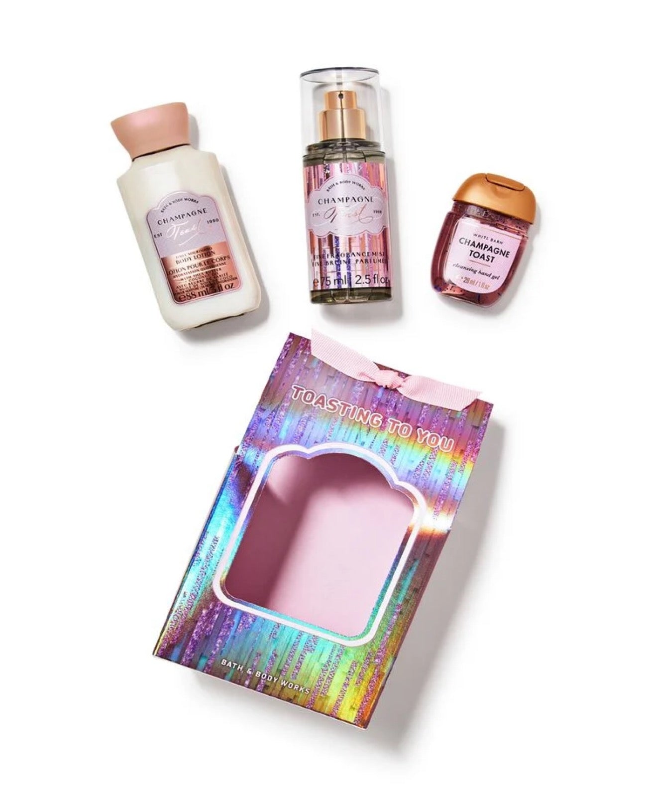 BBW: Champagne toast mini set