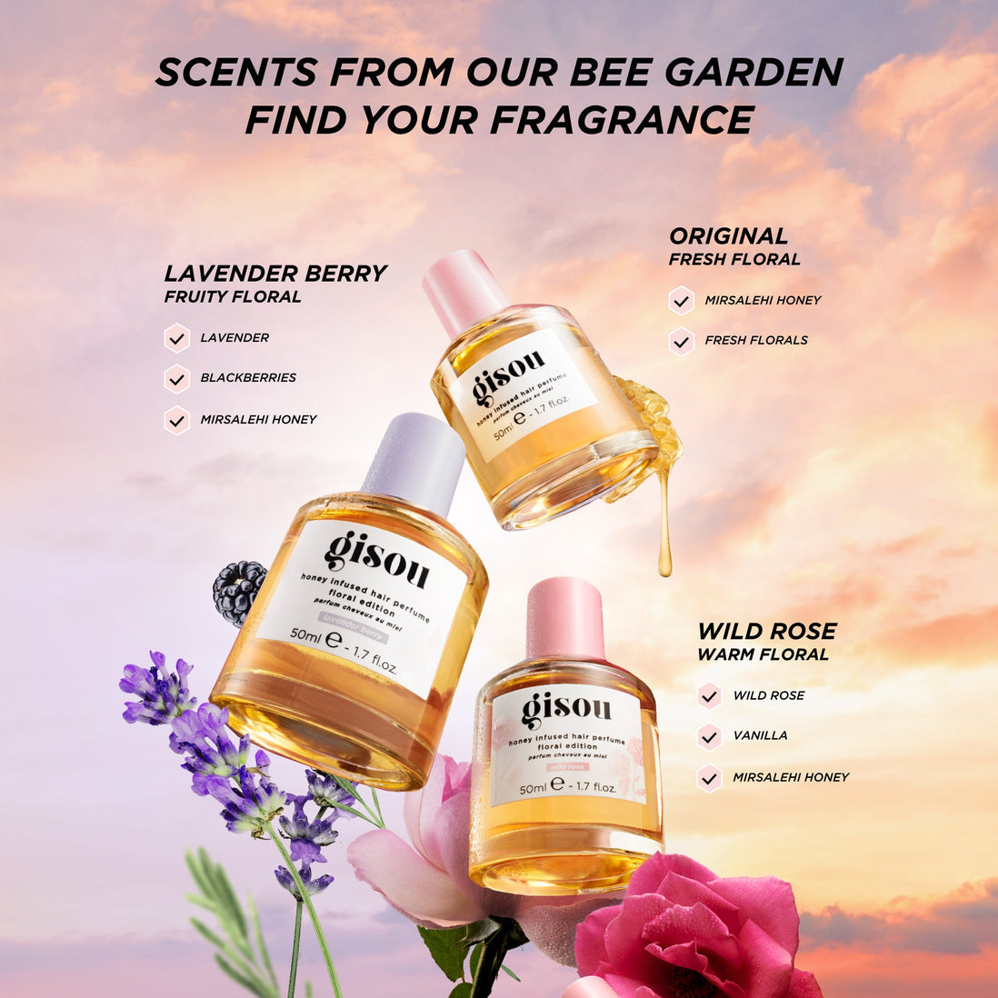 Gisou Honey Infused Hair Perfume 15ml
