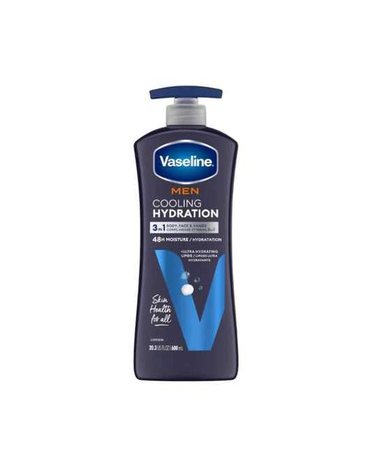 Vaseline lait homme cooling hydratation (corps,visage et mains)