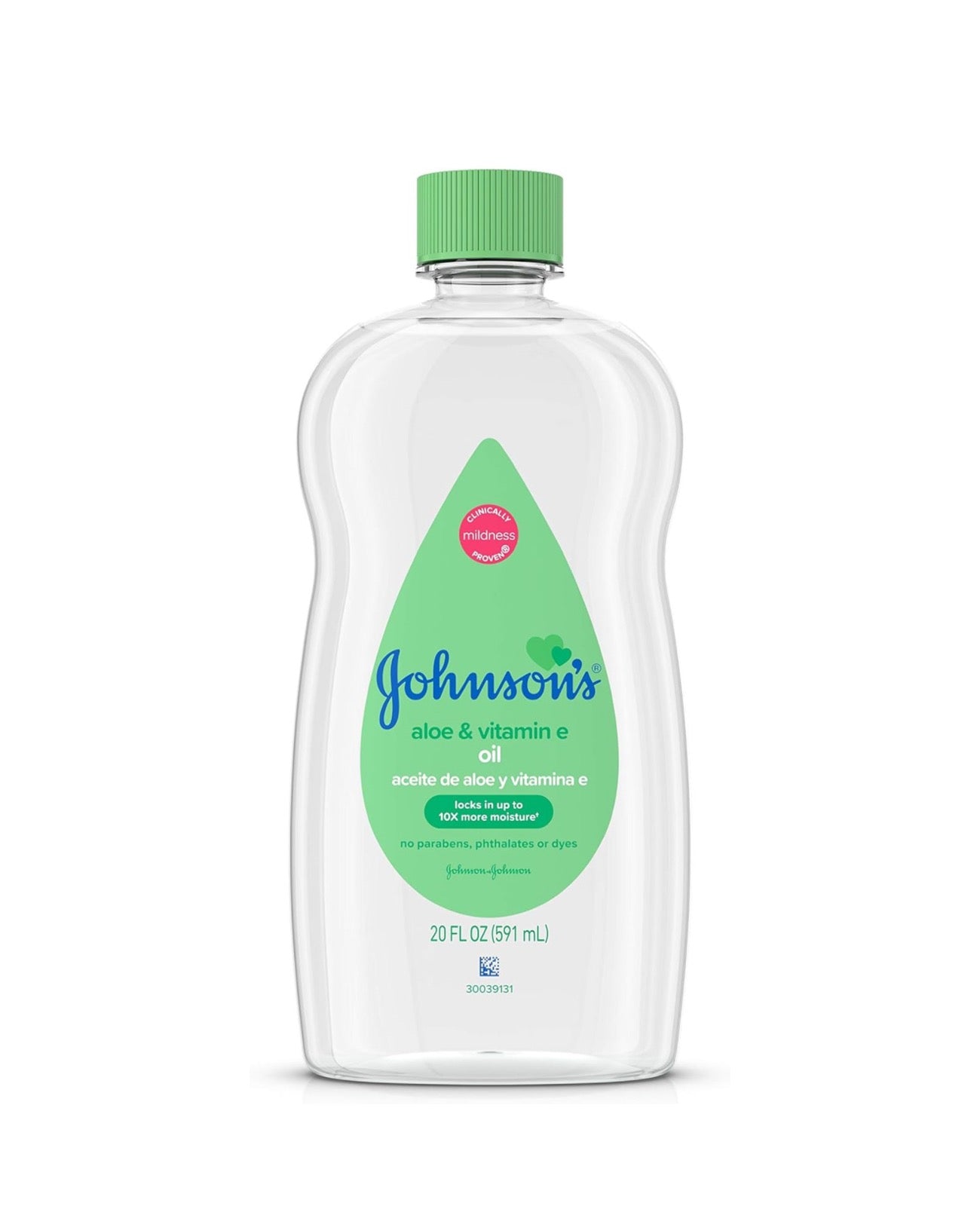 Johnson’s huile baby à l’aloe & vitamine E 591ml