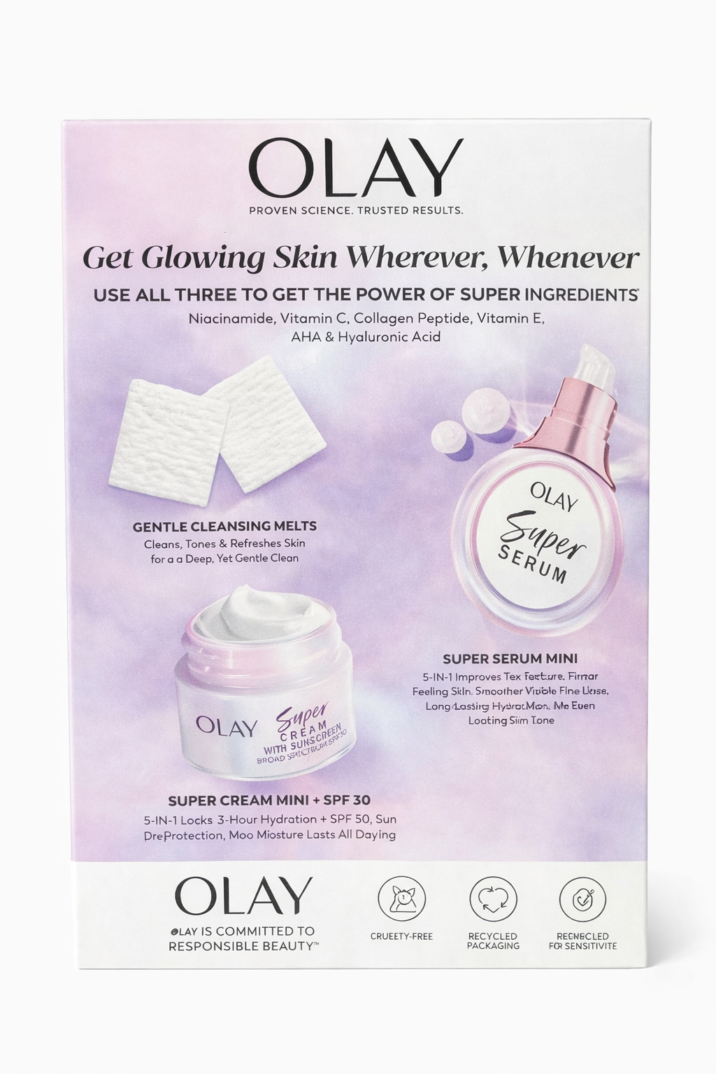 Olay Super Glow mini set