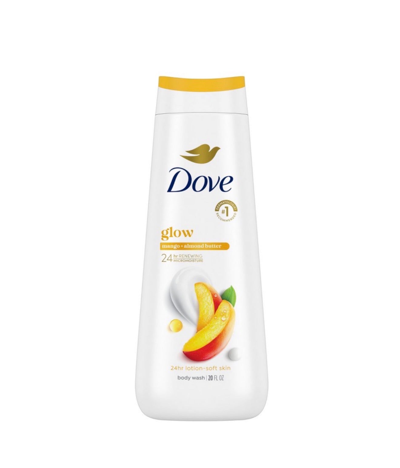 Dove Glow – Gel douche Mangue & Beurre d’amande