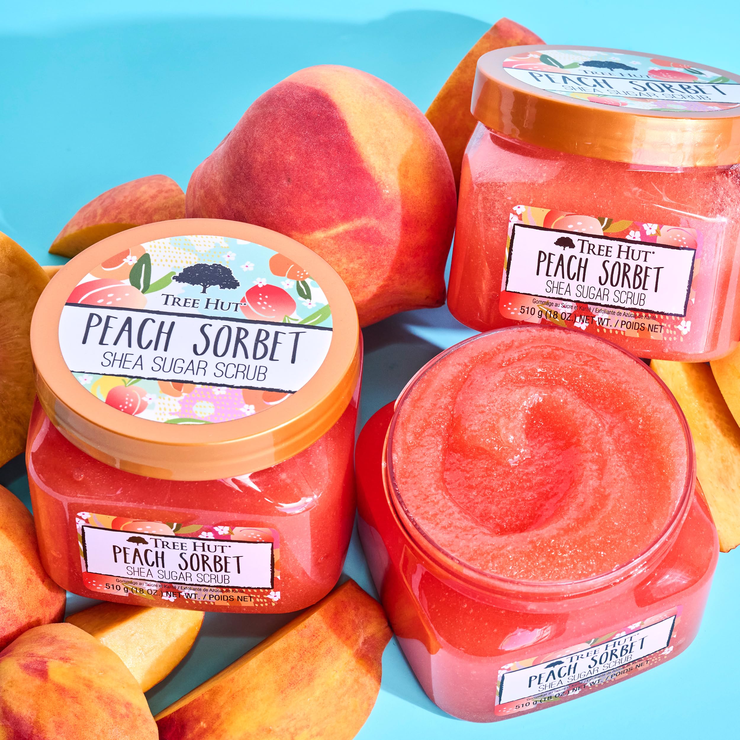 Tree Hut Gommage Corps Peach Sorbet