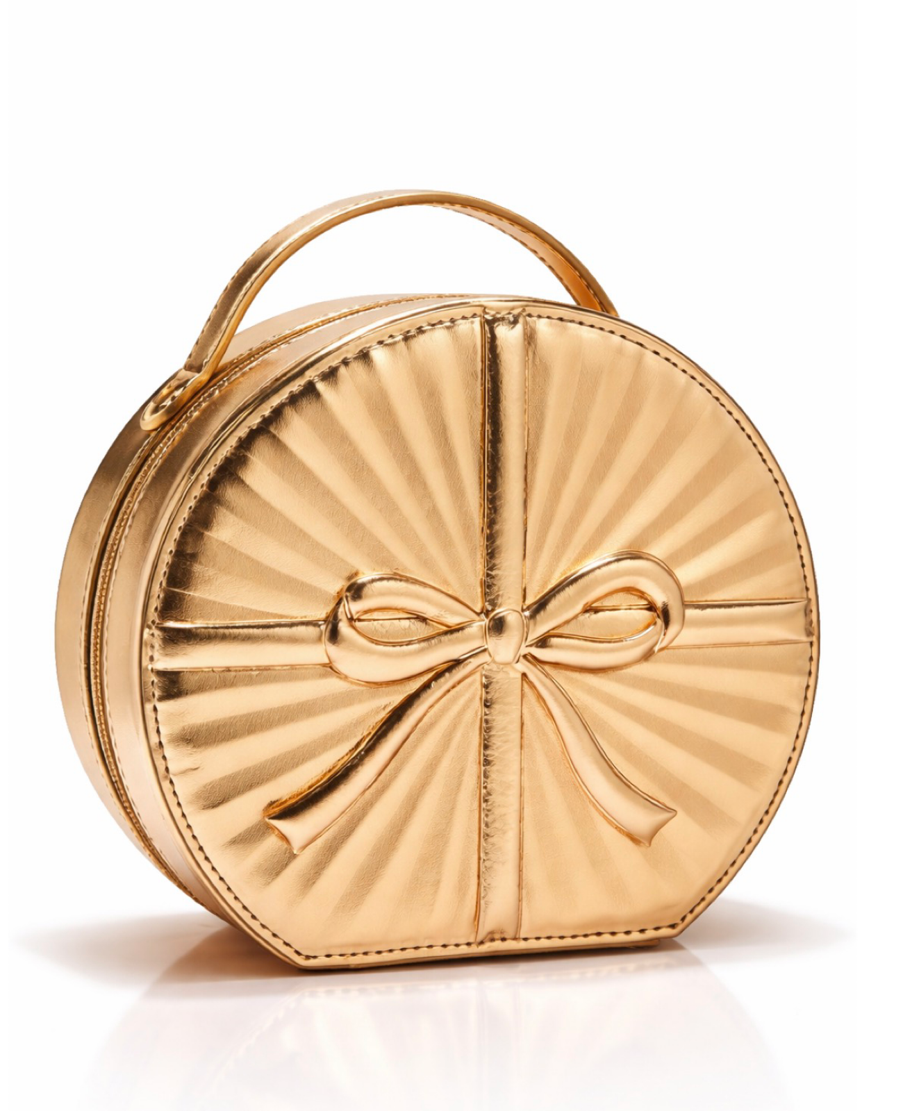 BBW:  Gold Makeup Bag