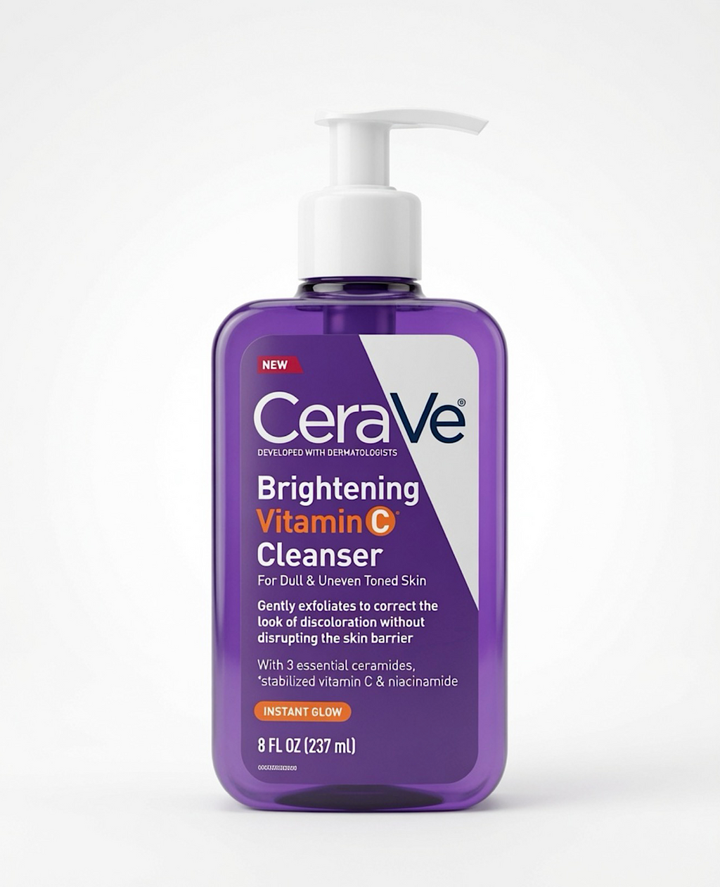 CeraVe Brightening Vitamin C Cleanser – 237 ml