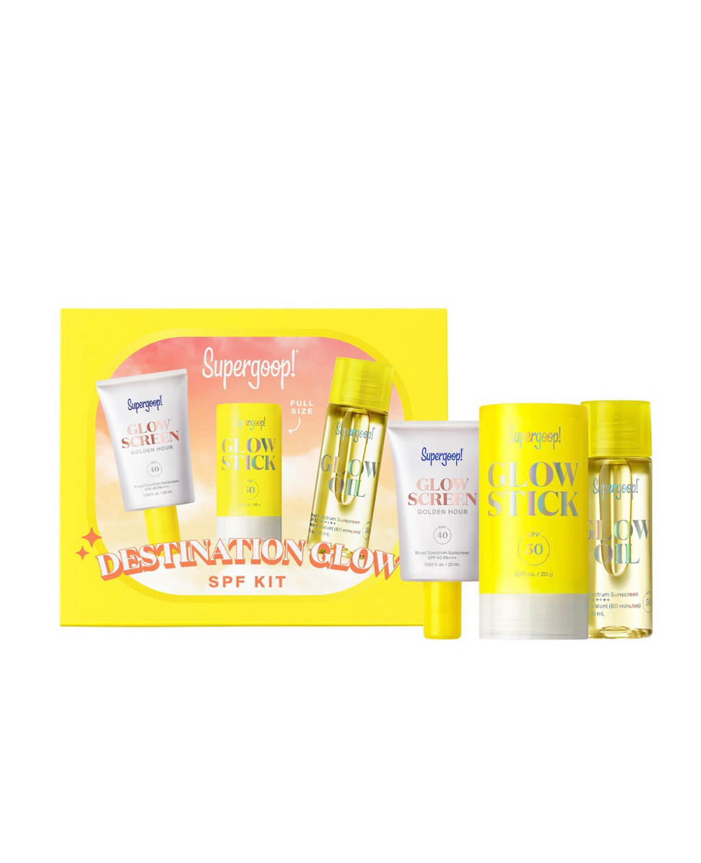 Supergoop! – Destination Glow SPF Kit