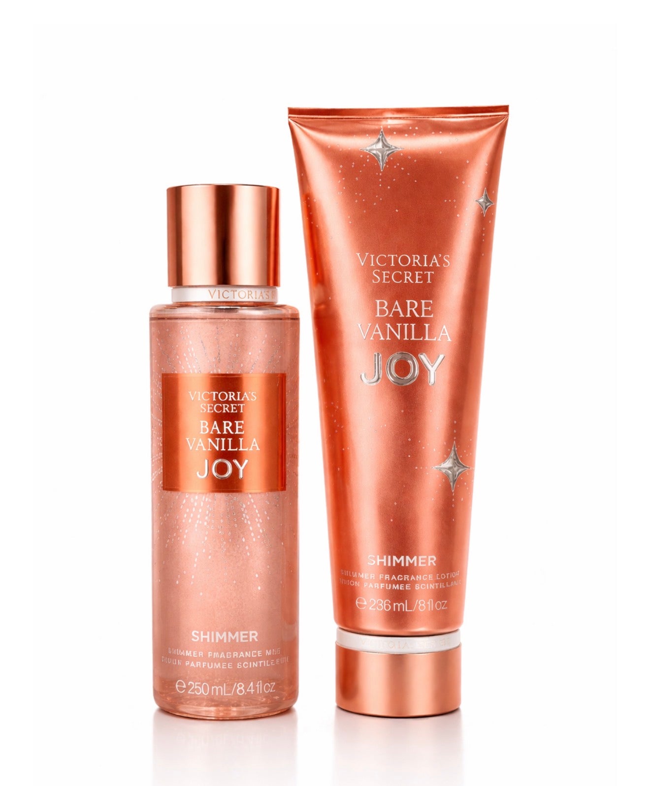 VS: Bare Vanilla Joy Shimmer  Duo