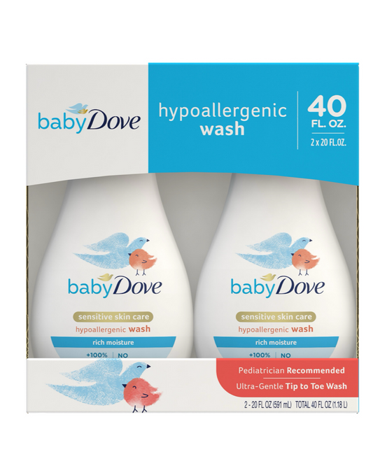 Baby Dove hypoallergenic wash