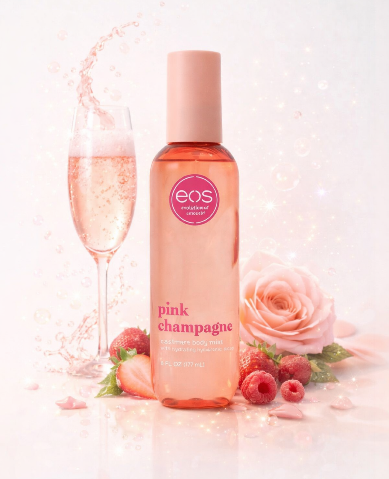 Eos Pink Champagne brume de corps et cheveux