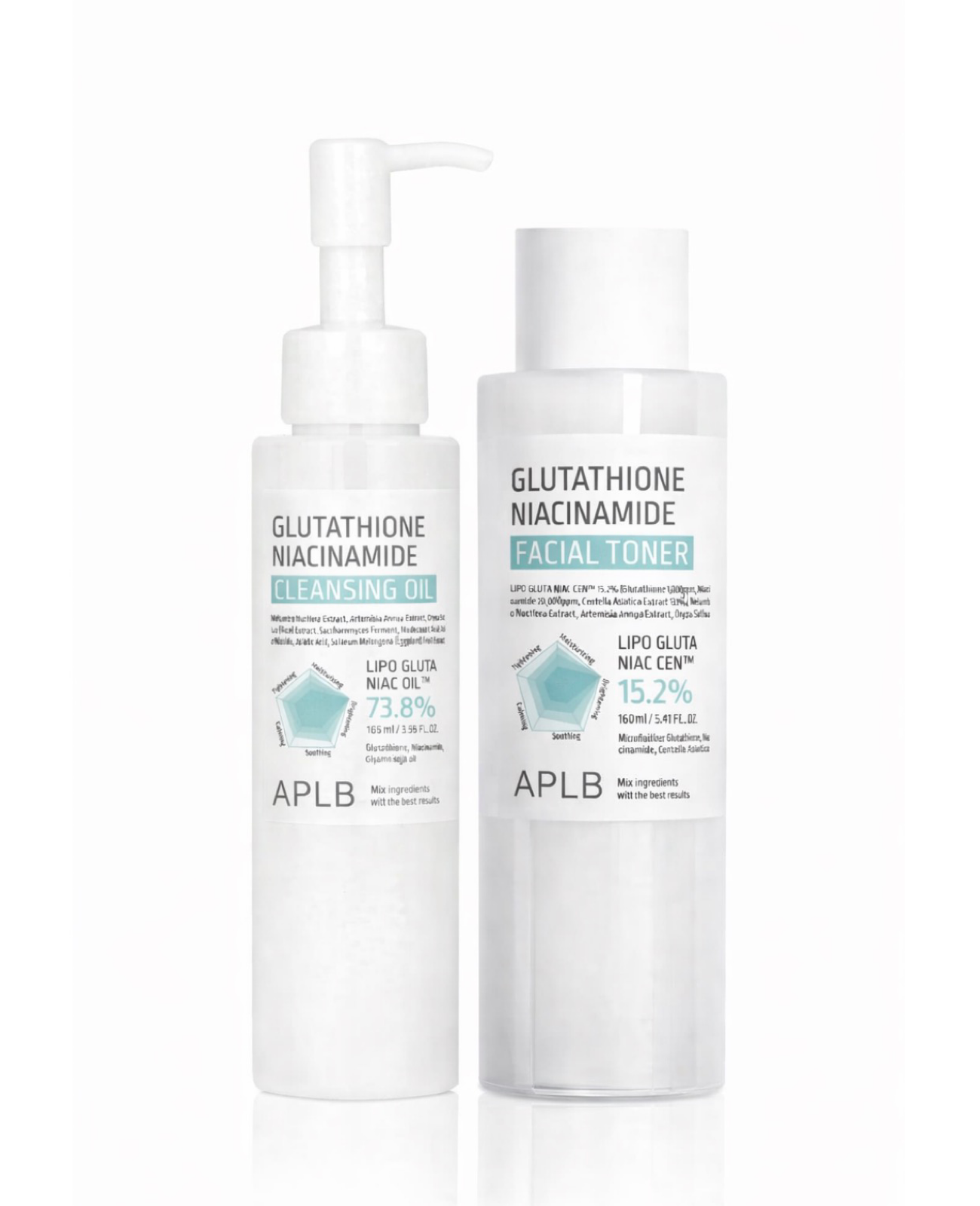Duo APLB Glutathione Niacinamide (Cleansing Oil + Facial Toner)