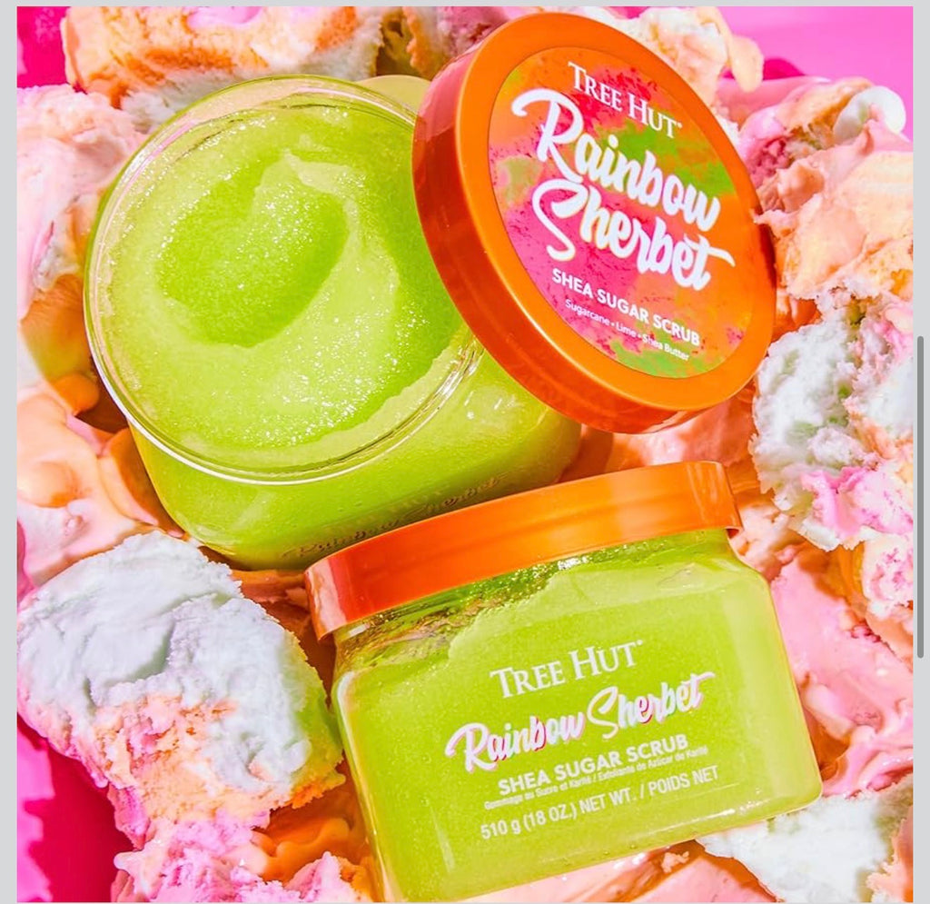 Tree Hut Gommage Corps Rainbow Sherbet