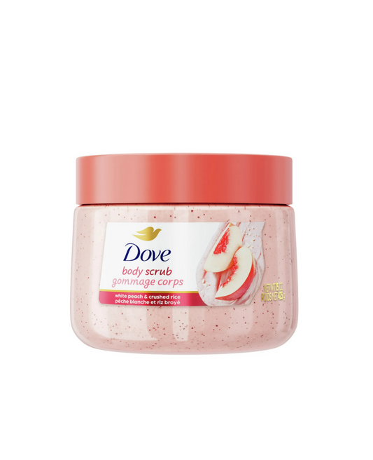 Dove White Peach & Crushed Rice Body Scru