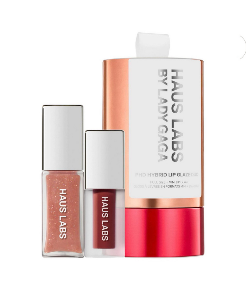 HAUS LABS BY LADY GAGA PhD Hybrid Lip Glaze Duo set