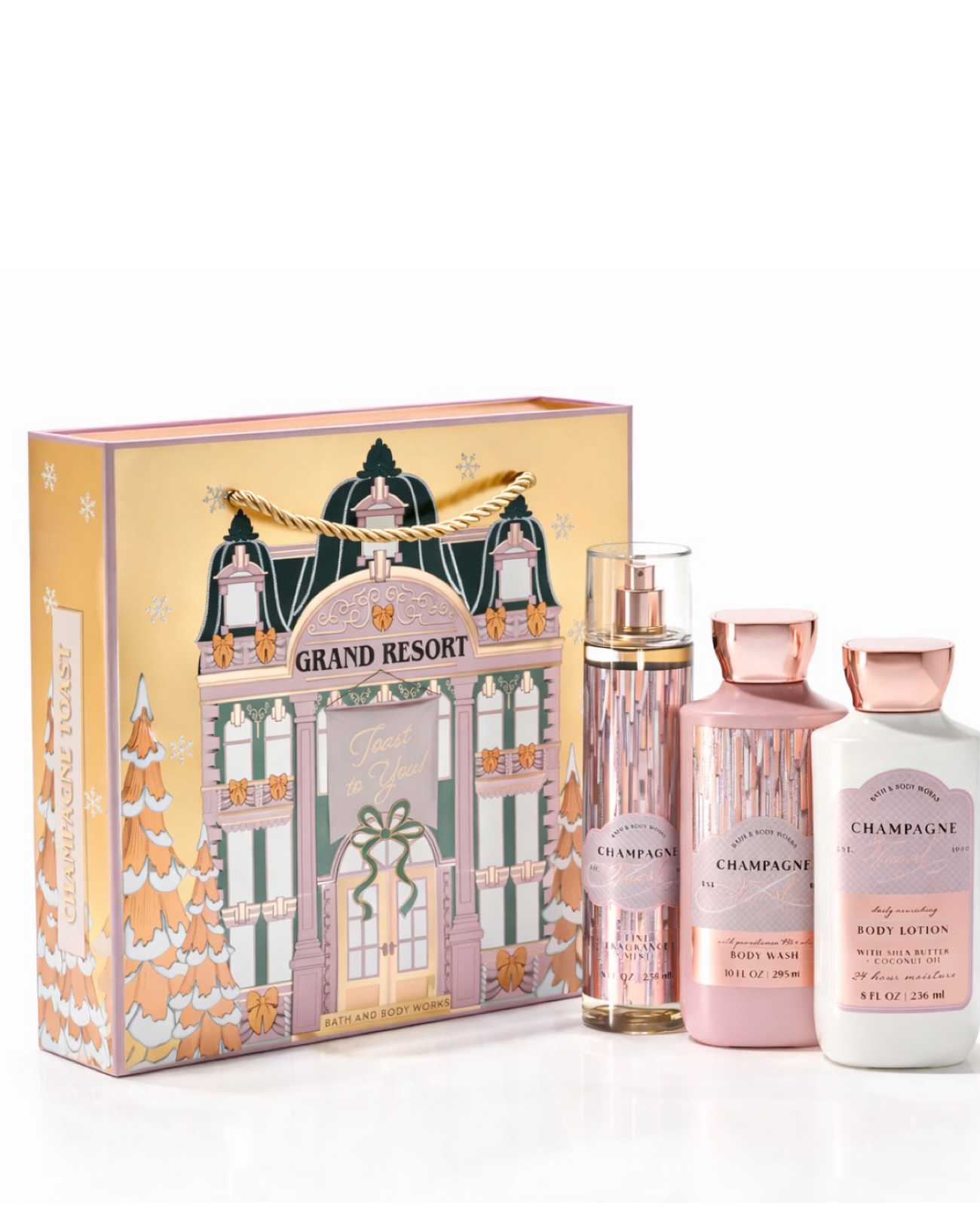 BBW: Champagne Toast gift set