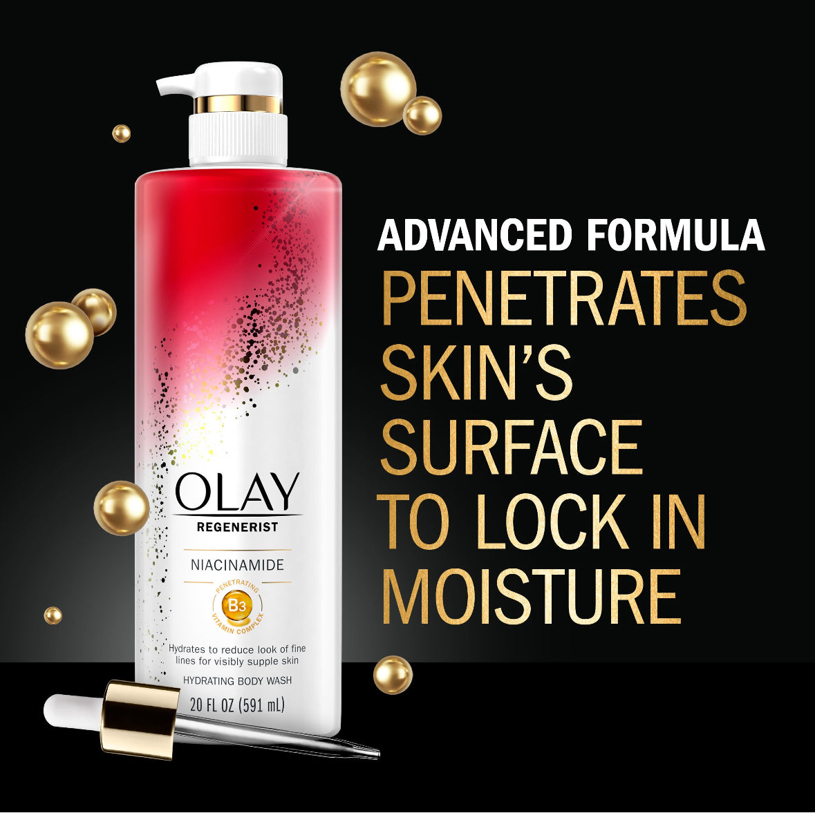 Olay anti-age avec Niacinamide ( gel douche)768 ml