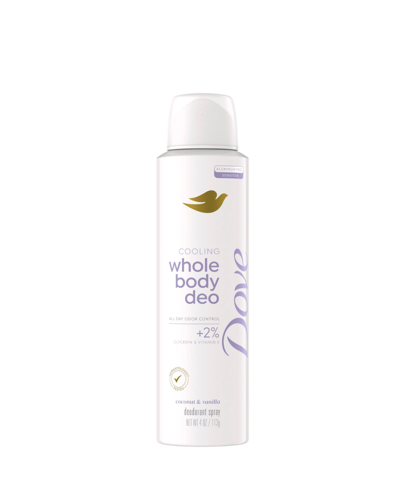 Dove Whole Body Deodorant Spray Coconut & Vanilla