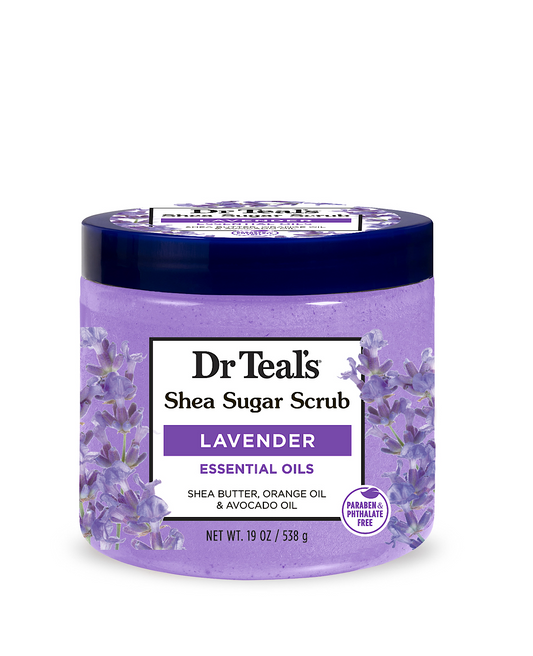 Dr Teals Shea Sugar Scrub, Lavender 538g