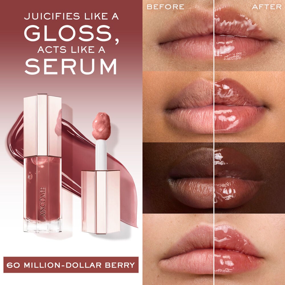 Lancôme Lip Idôle JuicyTreat Lip Oil Gloss- 60 million dollar Berry