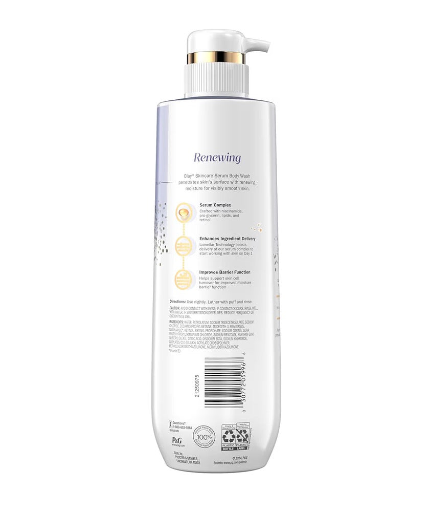 Olay Renewing Body Wash Retinol 591ml( gel douche )
