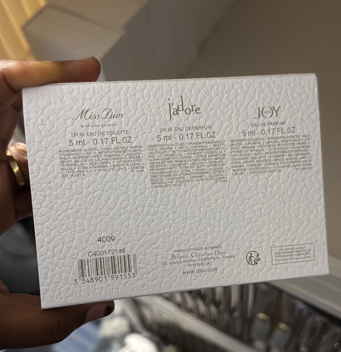 Dior mini coffret