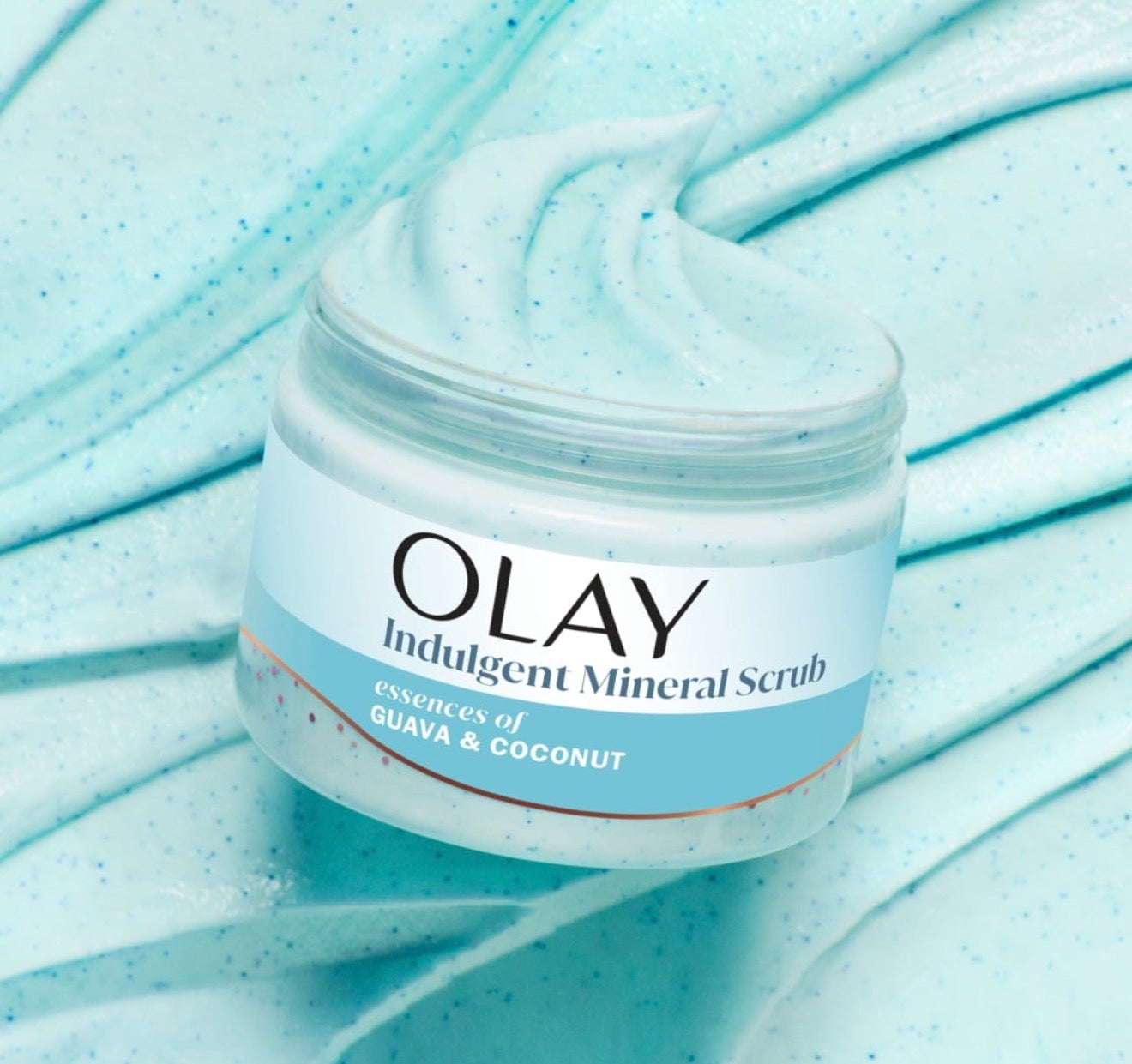 Olay Indulgent Mineral Scrub – Guava & Coconut
