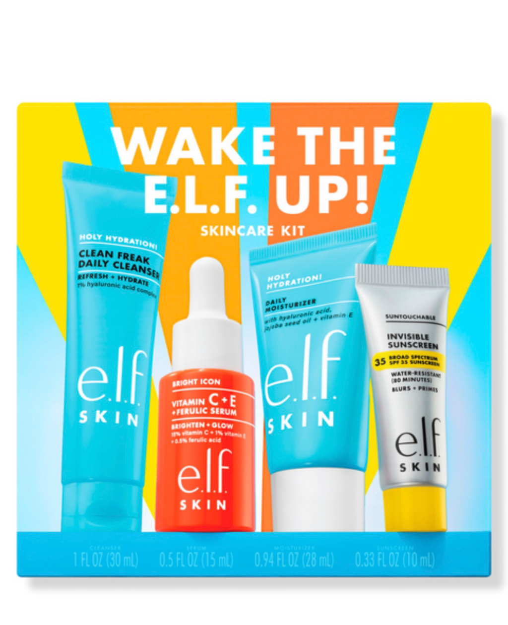 e.l.f. Skin – Wake The e.l.f. Up! Skincare Kit