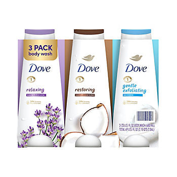 Dove gel douche gentle exfoliating