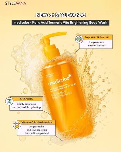 Medicube Kojic Acid Turmeric Vita Brightening Gel Douche