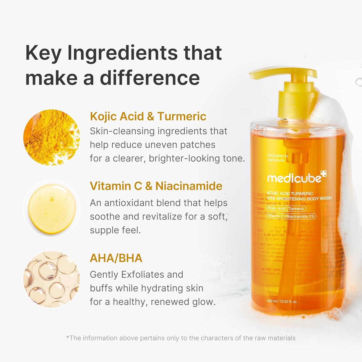 Medicube Kojic Acid Turmeric Vita Brightening Gel Douche