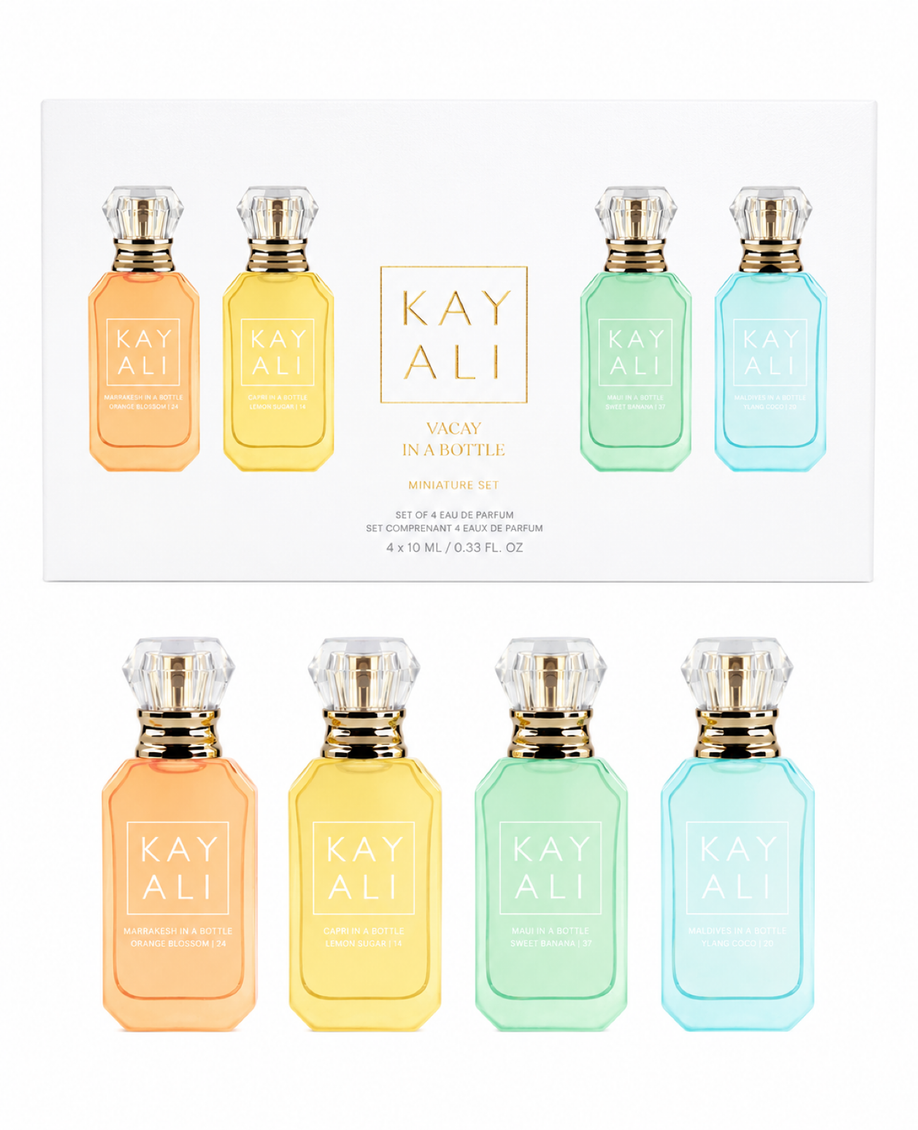 Kayali Vacay in a Bottle Miniature Set
