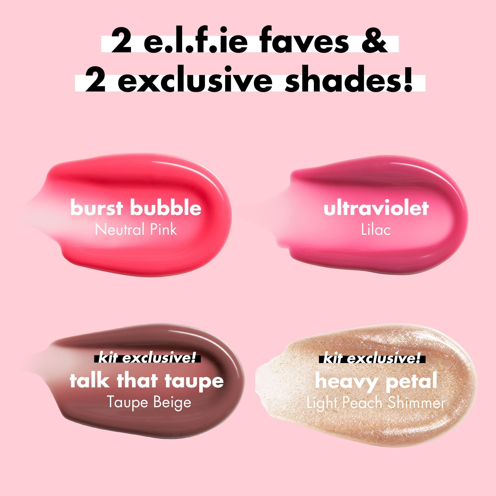 E.l.f Glow reviver plumping lip oil kit