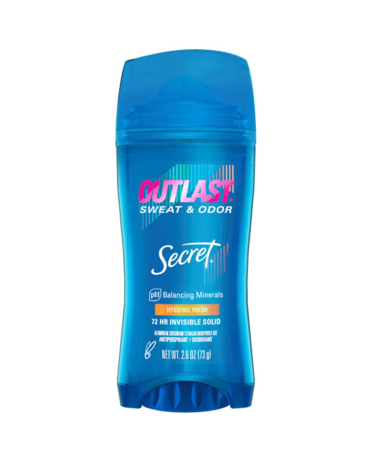 Secret Outlast Invisible Solid Antitranspirant Déodorant – Hygienic Fresh (73 g)