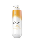 Olay – Gel Douche Exfoliant Éclat au Complexe Sérum Vitamine C + BHA