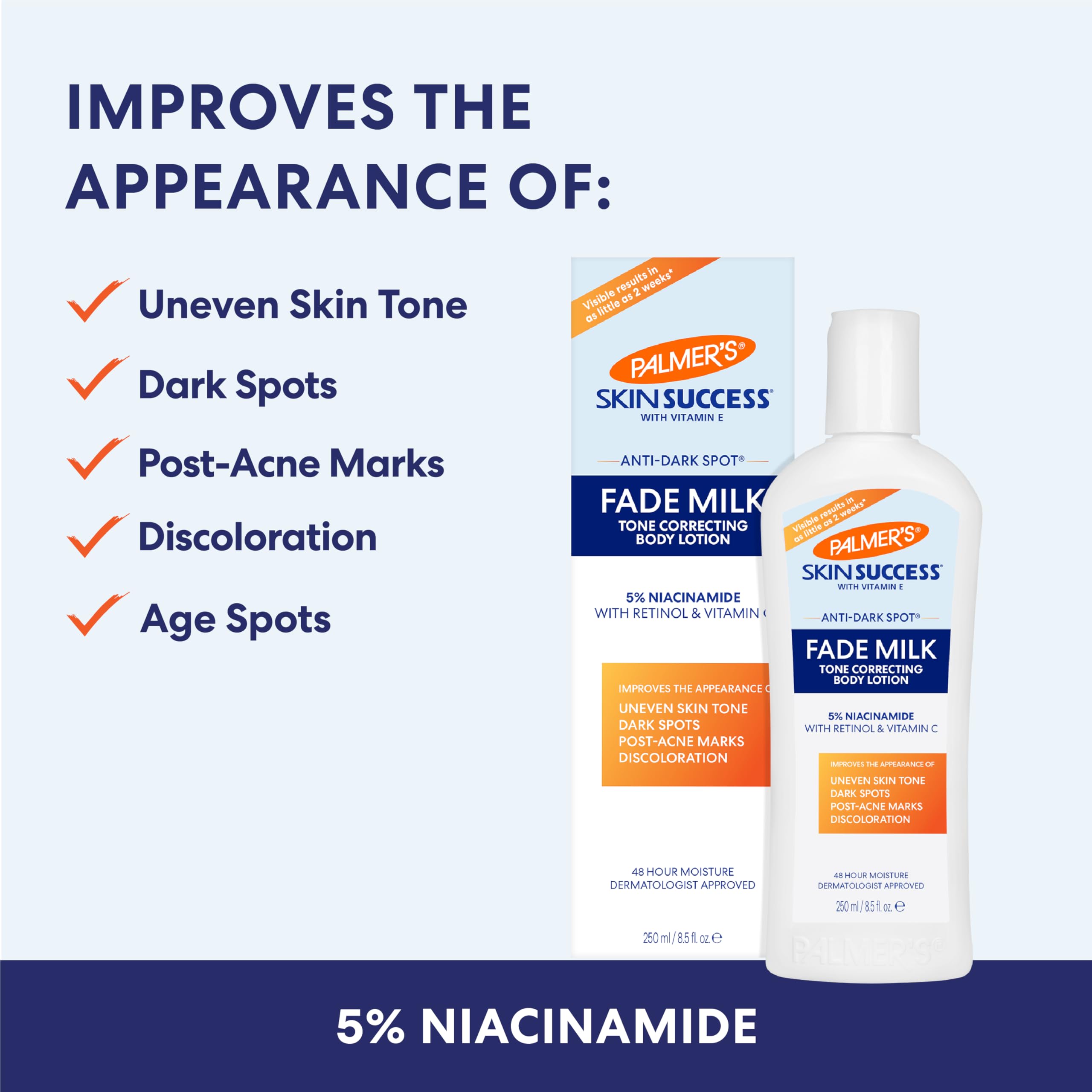Palmer’s Skin Success Fade Milk – Lait Corps Correcteur de Teint Anti-Taches (Nouveau)